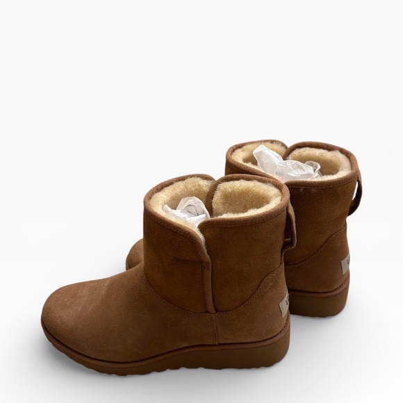 UGG Kristin Classic Slim Mini boots brown suede new no box 8.5 - Picture 2 of 11